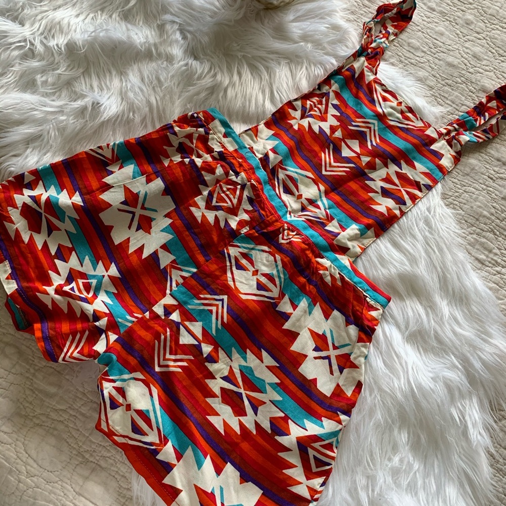 🦋Southwest print romper